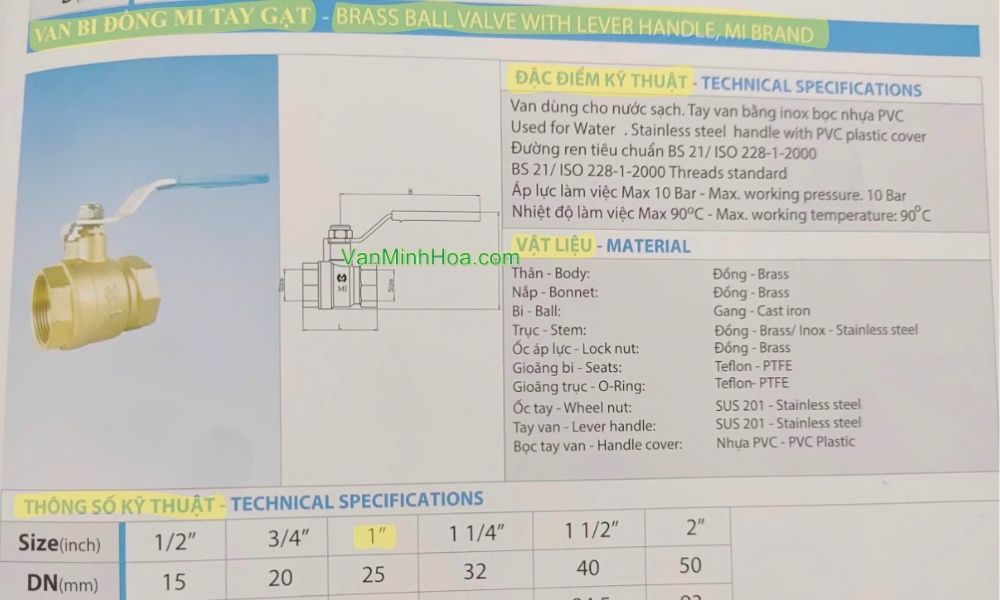 catalogue van bi mi dn25