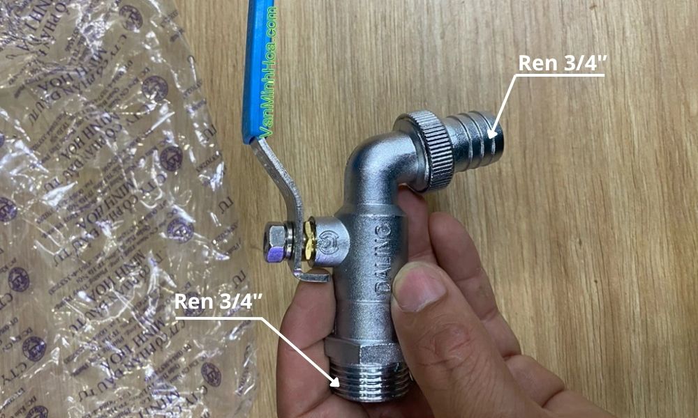 kết nối của vòi hợp kim daling dn20