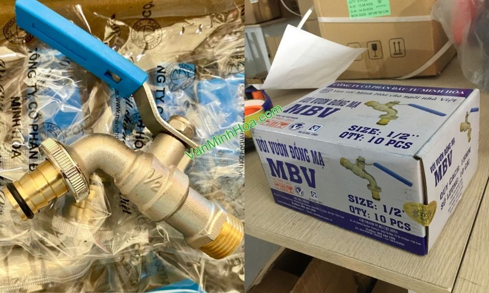 kho vòi vườn đồng mạ mbv pn10 dn15