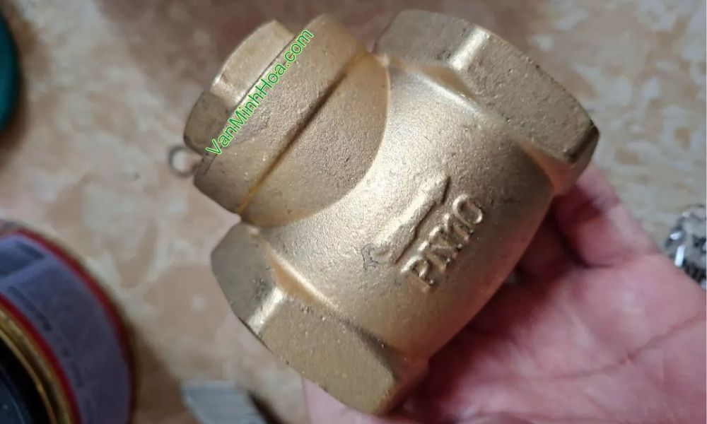 mặt sau van 1 chiều lá mbv dn65