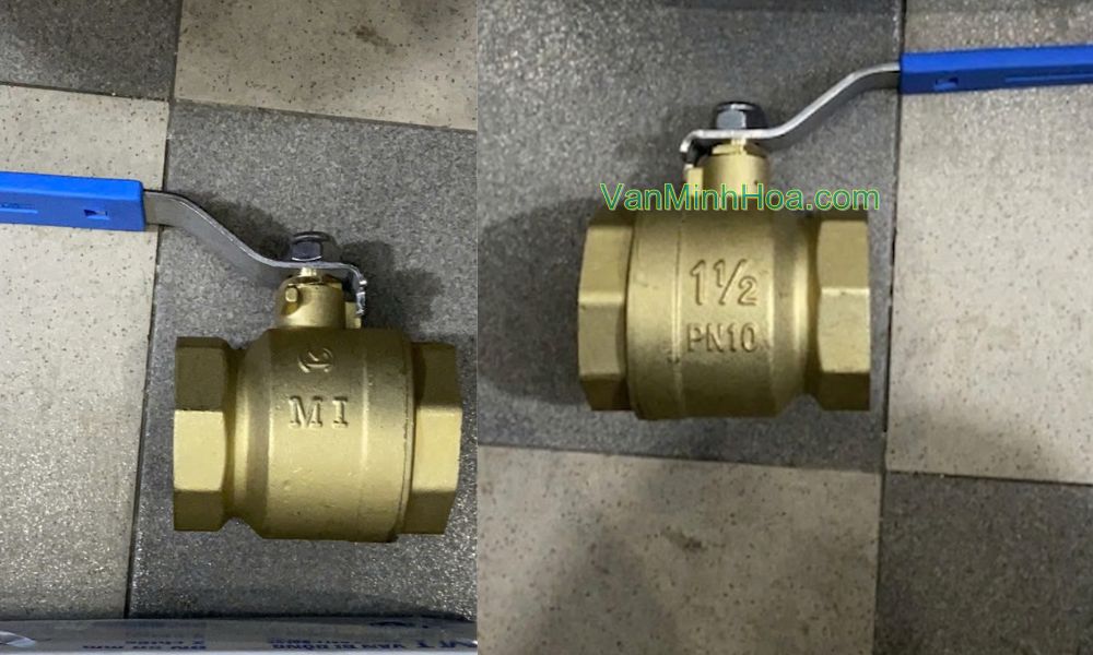 thông tin trên thân van bi mi dn40